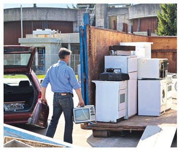 Faible recyclage des appareils