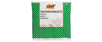 13 nuggets de poulet: vous allez surtout picorer de la panure