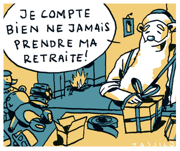 Le Père Noël cotise au 2e pilier