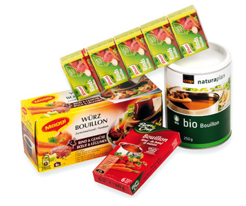 Un bouillon d’additifs alimentaires 