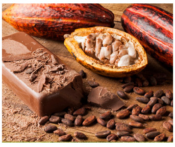 Du chocolat peu transparent