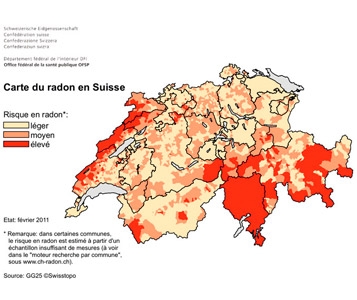 Radon: normes suisses obsolètes