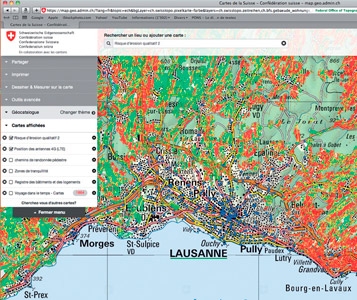 Se renseigner à l’aide de cartes interactives