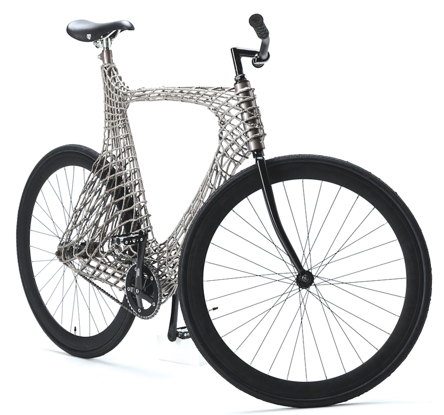 Vélo en acier imprimé