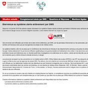 Alertes enlèvement par SMS