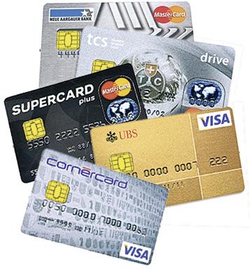 12 cartes de crédit: Cartes de crédit à l’étranger: CFF et Jelmoli moins chers