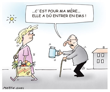 Père et mère dans un établissement médicosocial