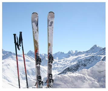Skis volés