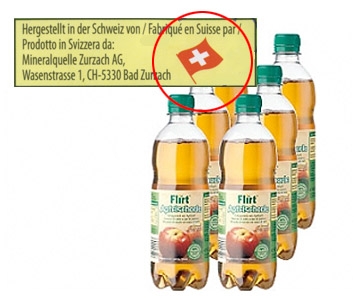 Boisson suisse, pommes européennes