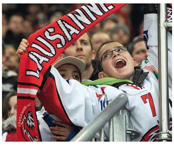 Cher, le match de hockey
