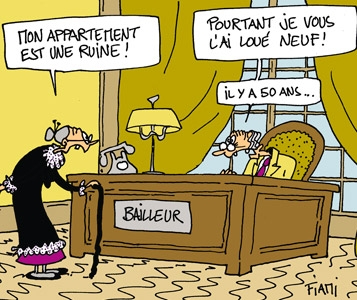 Mon appartement tombe en ruine!
