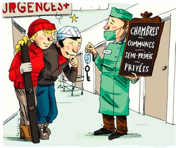 17 assurances maladie flexibles: ma chambre d’hôpital  à  la carte