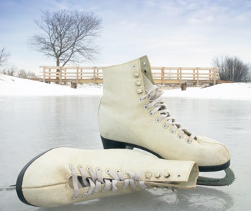 Une petite glace  en plein hiver?