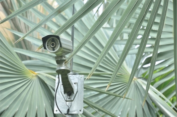 Caméra dans le jardin