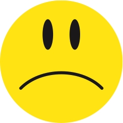 Le smiley qui rit jaune 