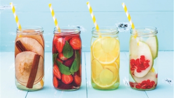 Detox water: bactéries et alcool