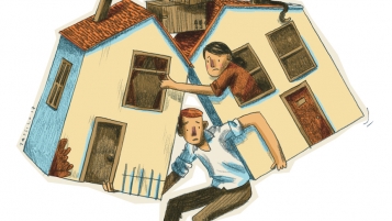 Entre l’ancienne et la nouvelle maison