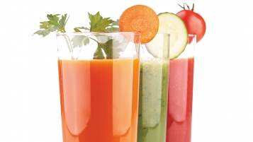 Des jus de légumes salés