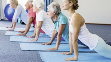 Jamais trop tard pour le yoga