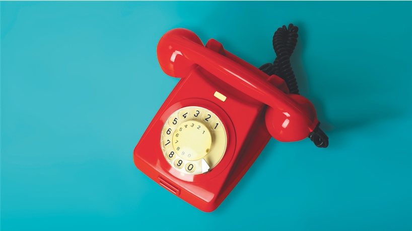 Le téléphone à cadran fait de la résistance