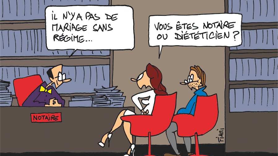 Au régime les mariés!
