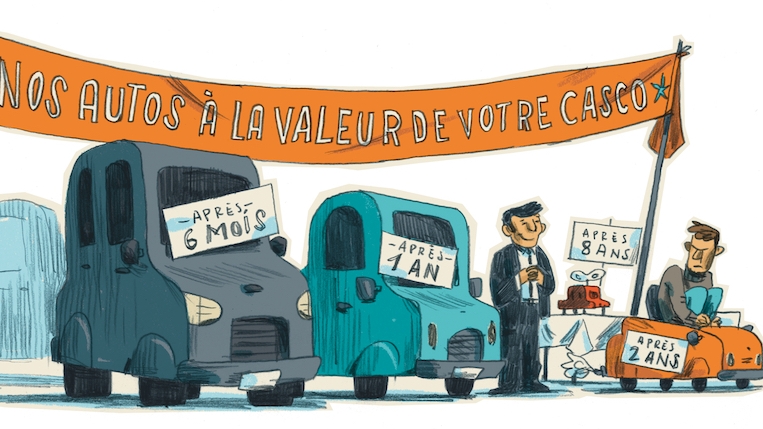 Son véhicule perd 50% de sa valeur en moins deux ans