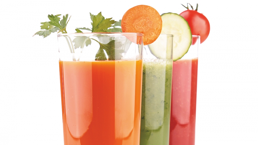 Des jus de légumes salés