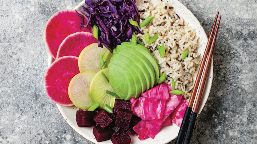 Des plats sains, variés et colorés