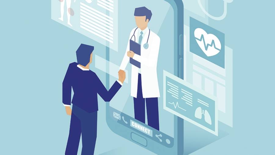 Un SMS ou un mail  avec votre médecin?